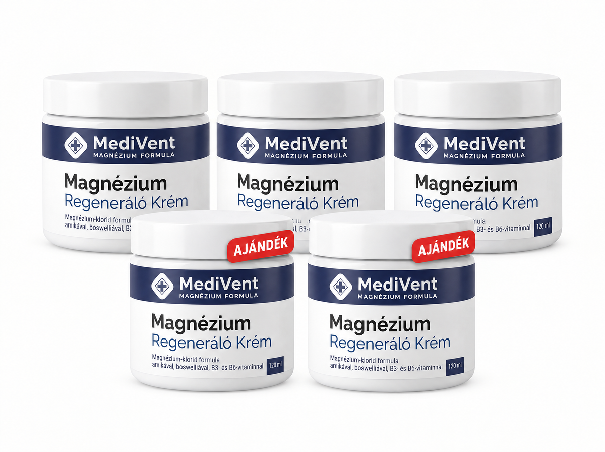 MediVent Családi csomag: 3 tégely + 2 ajándék tégely